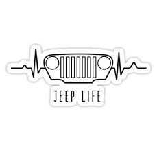 Jeep Life White Stickers By Oldskooldesign Redbubble Jeep Tattoo Jeep Life Jeep Stickers