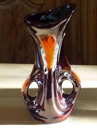 Vase Vintage En Ceramique Style Vallauris Vase Vallauris Style