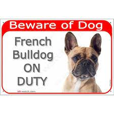 pin on french bulldog gate sign beware of dog portal plaque door panel placard stickers photo decal portal door panel placard