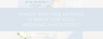 Designed to take your photos off your device and into your life, this collection spans from our layflat photo album to our hardcover, softcover and wedding guest book designs. Which Printing Method Should You Use For Wedding Invitations Oh My Designs By Steph
