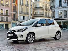 With all the latest combinations that have proved so popular with small sporty looking cars. Toyota Yaris White Exterior Side Toyota Car Models Toyota Small Cars Toyota Hybrid