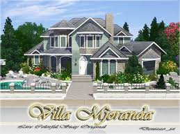 Sims 4 objects, complete set of objects to furnish with style your sims house. Villa Mjoranda By Denizzo Ist Free Sims 3 Lots Downloads The Sims Resource Tsr Custom Content Caboodl Sims Building Sims 4 House Building Sims House Design