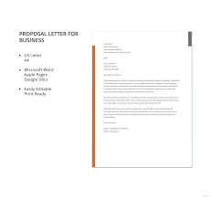 Free Proposal Letter For Business Template Word Doc Google Docs Apple Mac Pages Outlook Proposal Letter Business Proposal Letter Business Proposal