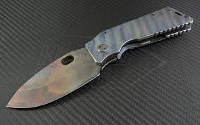 Chonk alert this bois big. Medford Knife Tool Custom Other Tff 1 S E Folder 4in Vulcan Plain D2 Mkt Tff1 Ti Usn1 Hollow Grind
