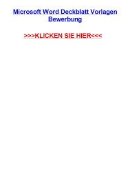 We did not find results for: Microsoft Word Deckblatt Vorlagen Bewerbung By Yolandawulea Issuu