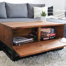 We needed a new coffee table and we had a few requirements. Diy Storage Coffee Table Ryobi Nation Projects
