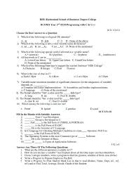 Camel case actually has two forms. Hsb Hyderabad School Of Business Degree College Bcom I Year 2 Sem Programing With C C Integer Computer Science Data Type
