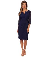 Adrianna Papell Lace Rosette Detail Dress Dresses Dress Details Dresses For Work