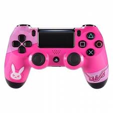 Sony Playstation Dualshock Ps4 Wireless Controller Custom Overwatch D Va Edition Ebay Ps4 Controller Playstation Controller Ps4