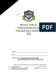 Pendidikan islam spm (tingkatan 4) soalan adab tingkatan 4. Modul Latihan Pendidikan Islam Tingkatan 4 Kssm 1