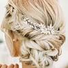 These classic dionysia flower bridal pins for hair are great for romantic, garden or rustic, and elegant wedding themes. 1