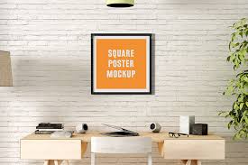Free for commercial use no attribution required high quality images. 39 Exceptional Square Poster Mockups For Project Presentation Colorlib