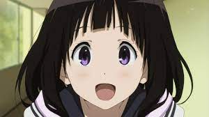氷菓 アニメは千反田えるがかわいい！ 「氷菓」をアニメを見始めたおっさんが見てみた！【レビュー・感想・評価】 #氷菓 #千反田える #アニメ |  Kirishima, Araignée, Boku no hero academia