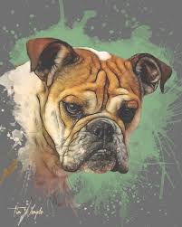 If you don't love it, just let us know and we'll reprint it for you. Andy S Paw Prints Custom Pet Portraits
