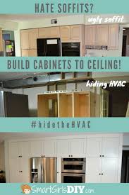 How To Customize Kitchen Cabinets To Hide The Hvac Kitchen Soffit Custom Kitchen Cabinets Kitchen Cabinets