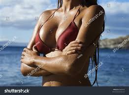 Breast Shot Young Adult Asian Filipino Stock Photo 3068978 | Shutterstock