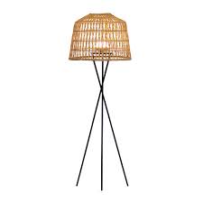 Sarantinoklika tripod floor spot lamp with adjustable height metal shade black reading light. Newgarden Stehlampe Amalfi Natur Kaufen Amara