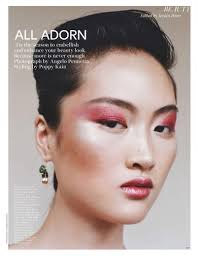Asian Models Blog Editorial Jing Wen For British Vogue December 2018