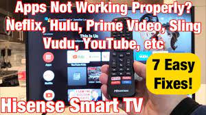 It displays a message it is currently not available. Hisense Smart Tv App Not Working Netflix Prime Video Youtube Vudu Sling Hulu Etc Youtube