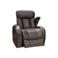 seatcraft sausalito leather gel manual home theater recliner with in arm storage brown revie theater recliners theater recliner chair leather sofa living room
