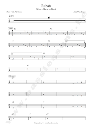 A a/c a/c# from all that we went through. Amy Winehouse Rehab Bass Transcription Nick Movshon