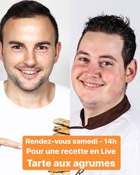 ⚠️LIVE INSTAGRAM ⚠️ Retrouvez notre sous chef pâtissier Valentin pour la  recette d'une Tarte aux Agrumes en LIVE partagé avec l'ultra gourmand  @bcook.leblog . Soyez au rendez ! Voici les ingrédients pour