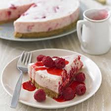 Slowly pour cheese mixture over fruit. Raspberry Cheesecake Dessert Recipes Woman Home