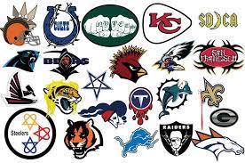 National football league logos the national football league got underway in 1920 when it was known as the american professional football association and began with 11 teams. Nfl Logos Redesigned In A Metal Style Dailysnark Com Nfl Logo Logo Redesign Football Team Logos
