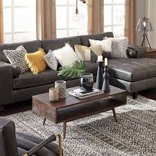 Signature Design By Ashley Decker 2 Pc Sectional With Right Arm Facing Sofa Jcpe Grey Couch Living Room Dark Grey Couch Living Room Leather Couches Living Room