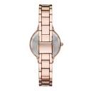 Folio Women's Watch Gift Set: Rose Gold Tone Round Case, Pink ...
