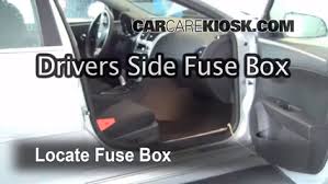 Fuses and circuit breakers the wiring circuits in your vehicle are protected from short circuits by a combination of fuses, circuit breakers and fusible thermal links in the wiring itself. Interior Fuse Box Location 2008 2012 Chevrolet Malibu 2010 Chevrolet Malibu Lt 2 4l 4 Cyl