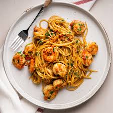 Garlic Prawn Spaghetti Marion S Kitchen Recipe Garlic Prawns Prawn Spaghetti Asian Recipes