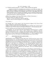 Fisher vs. Robb 69 Phil. 101, November 02, 1939