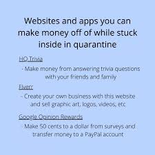 Let's talk about how to turn your app idea into profit. Ways Teens Can Make Money During Quarantine The Dispatch
