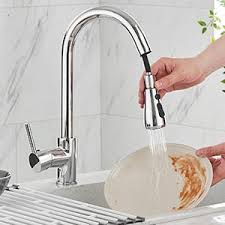 Maybe you would like to learn more about one of these? Heable Kitchen Sink Mixer Tap With Pull Down Sprayer Chrome Single Handle High Arc Pull Out Kitchen Taps Single Level Solid Brass Kitchen Faucet With Uk Standard Fittings Amazon Co Uk Diy