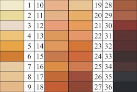 File Felix Von Luschan Skin Color Chart2 Svg Wikimedia Commons