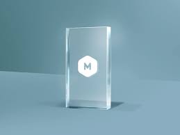 Glass Trophy Mockup Glass Trophies Glass Bottle Mockup