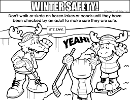 Now here's a fun coloring page of educational, go print it out and have fun painting it! Elementary Safety