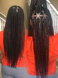 Triangle braids are not monotonous and humdrum. Box Braids With Triangle Parts Hair By Arie Braided Hairstyles For Black Women Braids For Black Hair Hair Styles