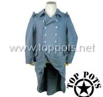 WWI French Army Reproduction Model 1915 Horizon Blue Wool Uniform Greatcoat  – Overcoat Bleu Horizon M15