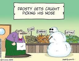 Frosty The Snowman Gets Caught Picking His Nose Funny Cartoons Christmas Humor Funny Pictures