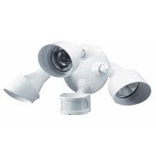 This miniature spotlight is designed to provide targeted illumination the moment it detects motion, working as both a. Heath Zenith Sl 5798 Wh A 3 Light 270 Degree Build Com
