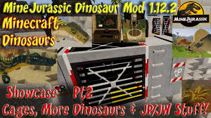 It is inspired by jurassic park, but is not limited to all jp and jw canon: Minejurassic Mod Dinosaur Showcase Pt2 Cages Machines Dinosaurs Minecraft Dinosaurs Hd 60fps Youtube