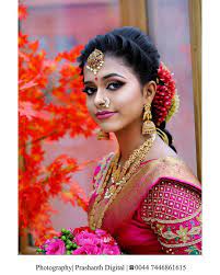 Image May Contain 1 Person Bridal Hairstyle Indian Wedding Indian Bride Hairstyle South Indian Wedding Hairstyles