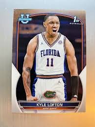 Kyle Lofton 2022-23 Bowman Chrome University 1st Rookie #18 Florida Gators  Rc