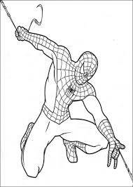 Disegno Di Spider Man Lancia Ragnatele Da Colorare Disegni Da