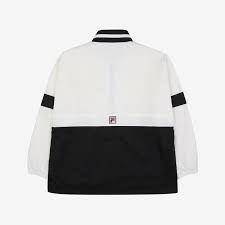 Bts X Fila Color Blocking Anorak Jackets Off White Fs2jkc3103x Owh Hallyu Mart Bts jungkook x fila overfit small shoe hoodie in the soop + free tracking n. bts x fila color blocking anorak