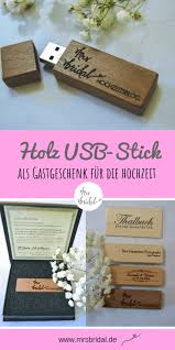 Sie können ab einem stück einer fotobox oder. Handgefertigte Und Personalisierte Usb Sticks Aus Holz Ein Kreativer Diy Hochzeitsblog