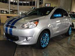 Another Customized Mitsubishi Mirage Went With This Silver Blue On This One Mitsuca