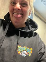 My merch team is napping